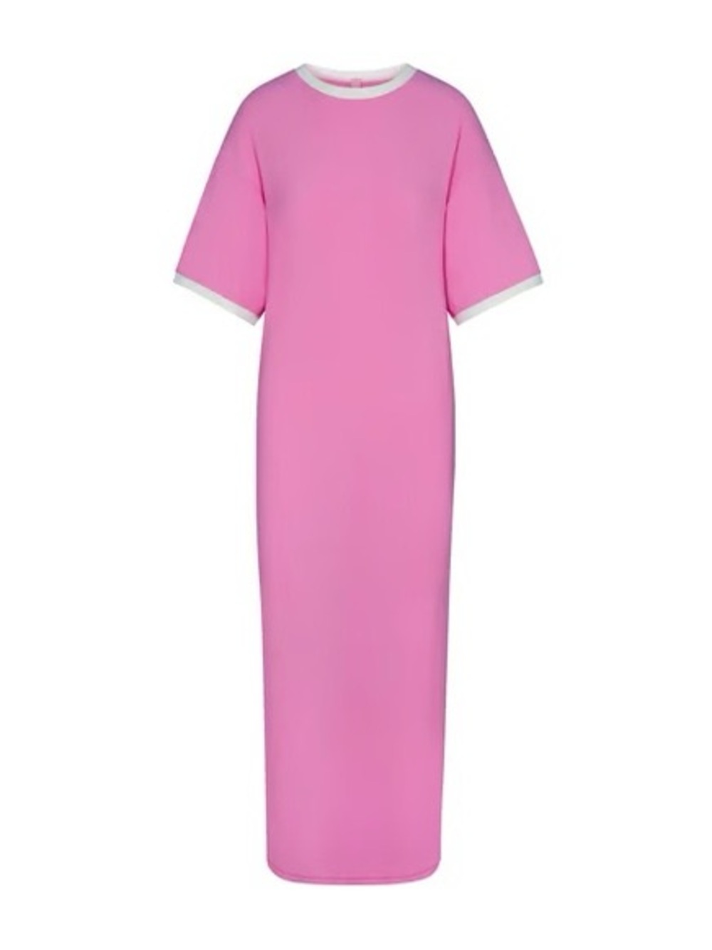 NWOT - SKIMS Super Soft Pink Maxi T-Shirt Dress